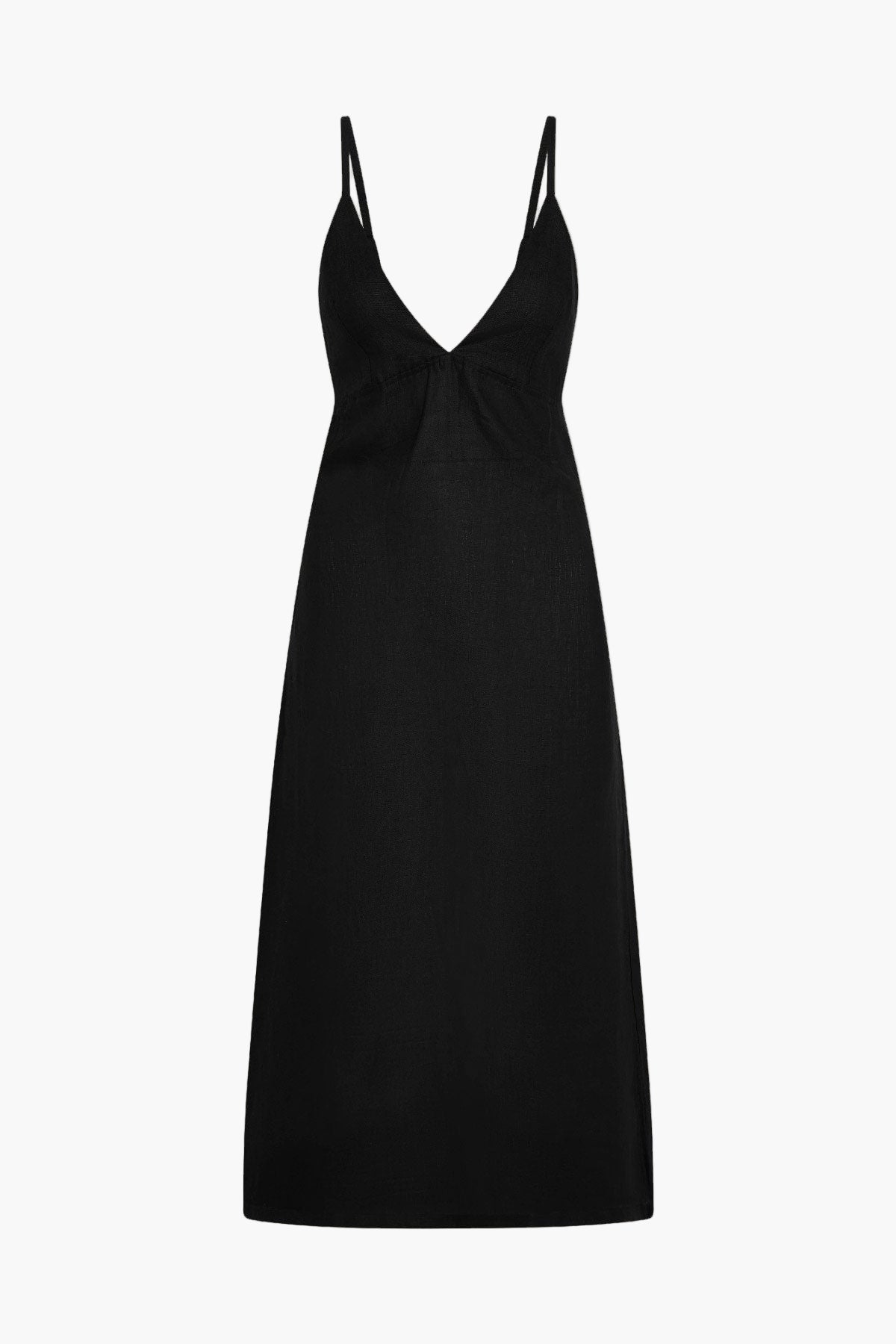 vitamin a linen dress Vitamin A Women's Mari Maxi Dress - Summer Stripe EcoLinen main image 1