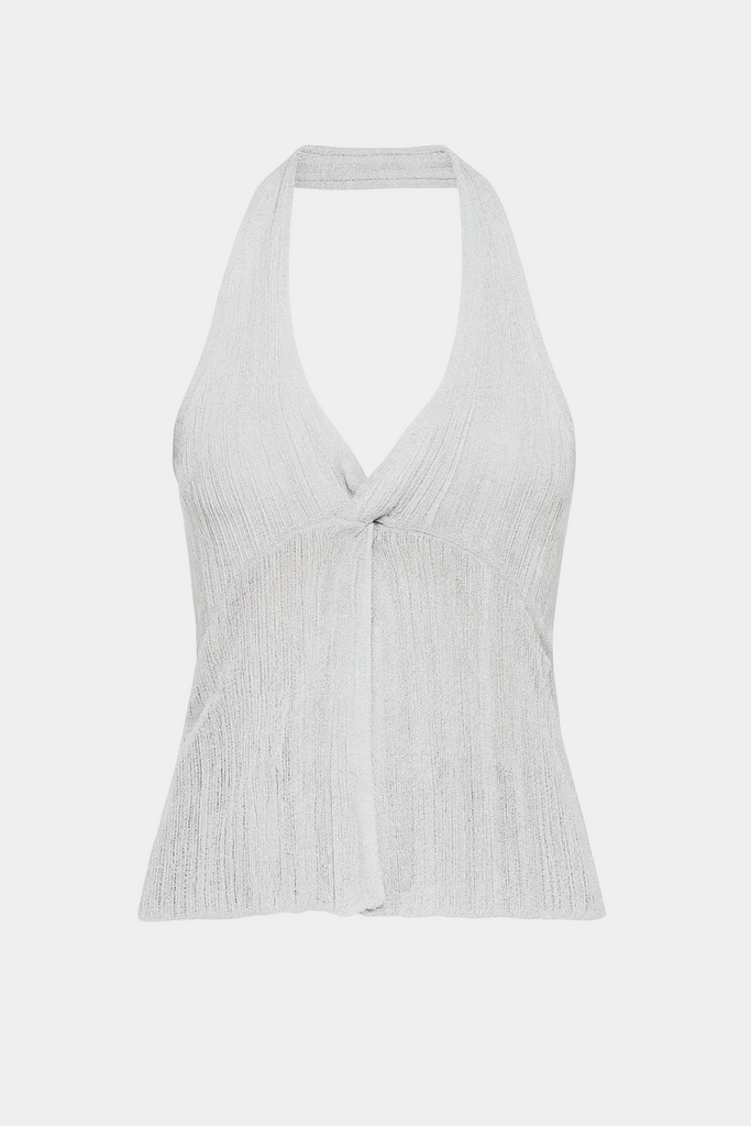 L*Space Metallic silver Tank Top
