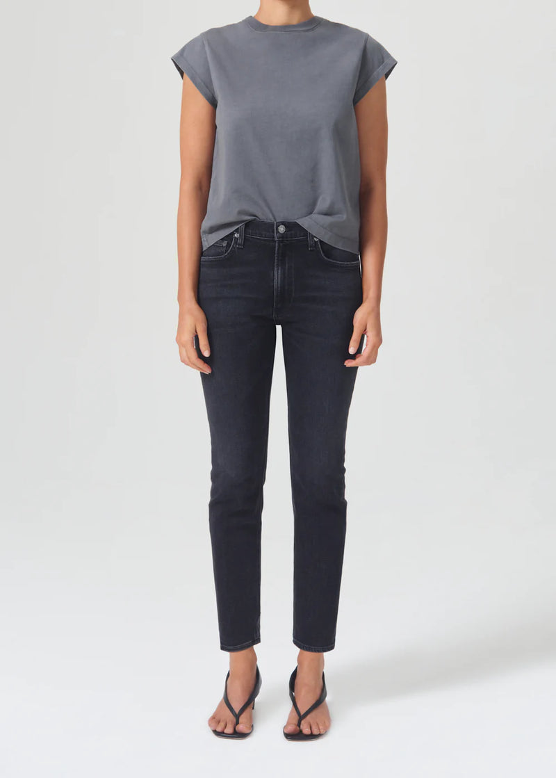 Willow Mid Rise Slim Crop Jean Hotline