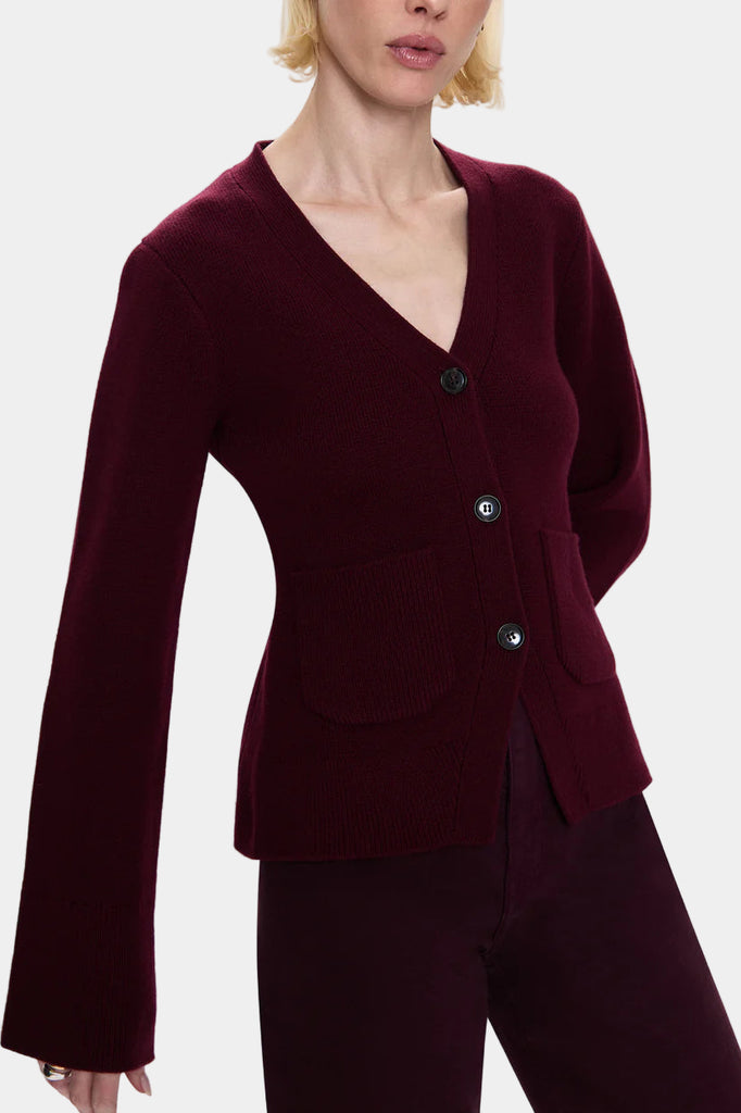 Pistola Maroon Cardigan 