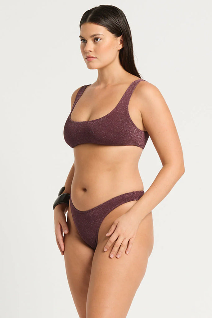 Bond-Eye Burgundy Suit