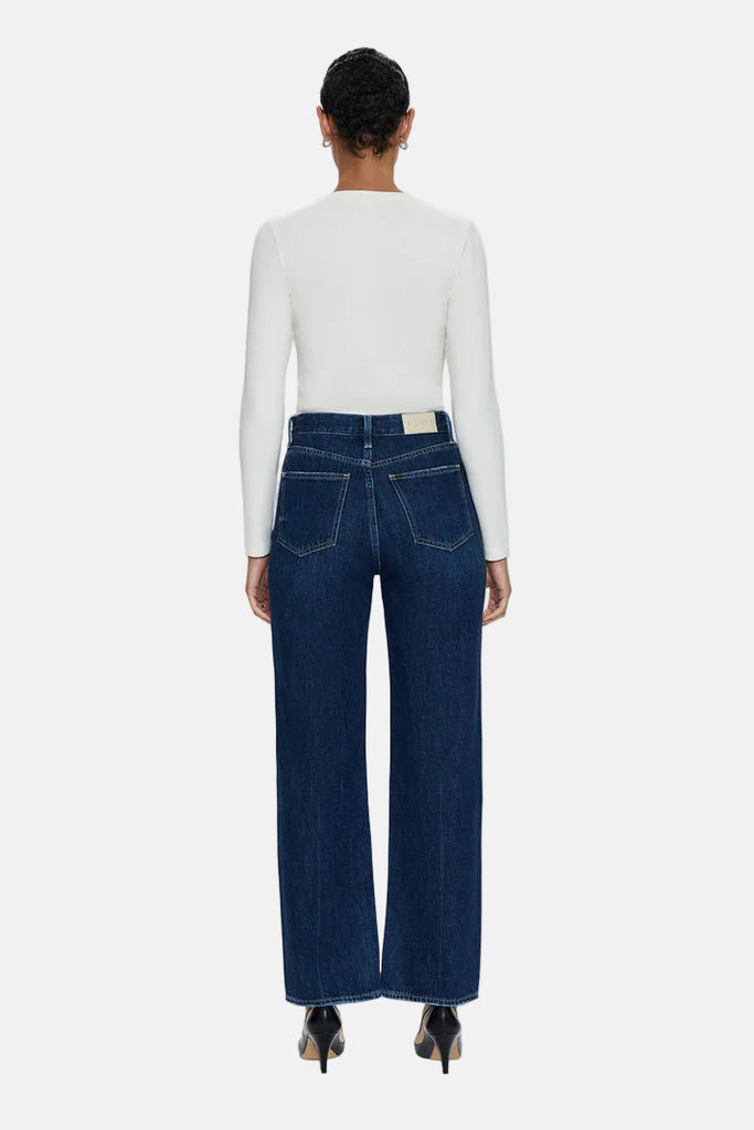 Cassie High Rise Straight in Cultivate 