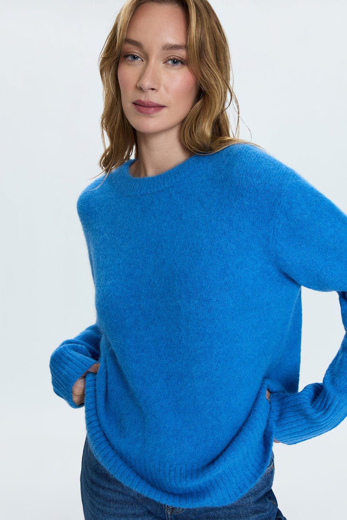 Ivy Crewneck Pullover Azul