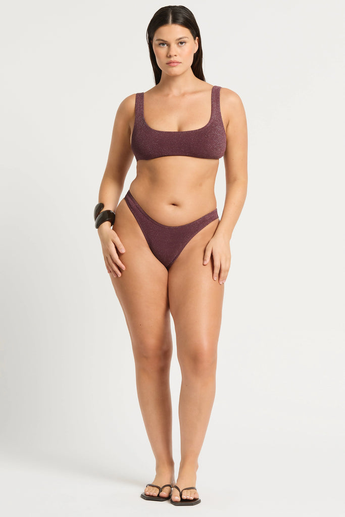 Bond-Eye Burgundy Suit