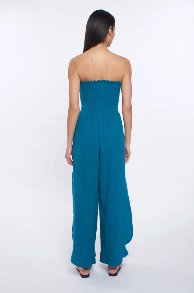 Harriet Jumpsuit Teal Iris