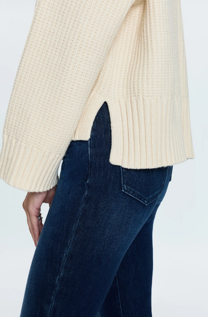 Leigh Textured Crewneck Sweater