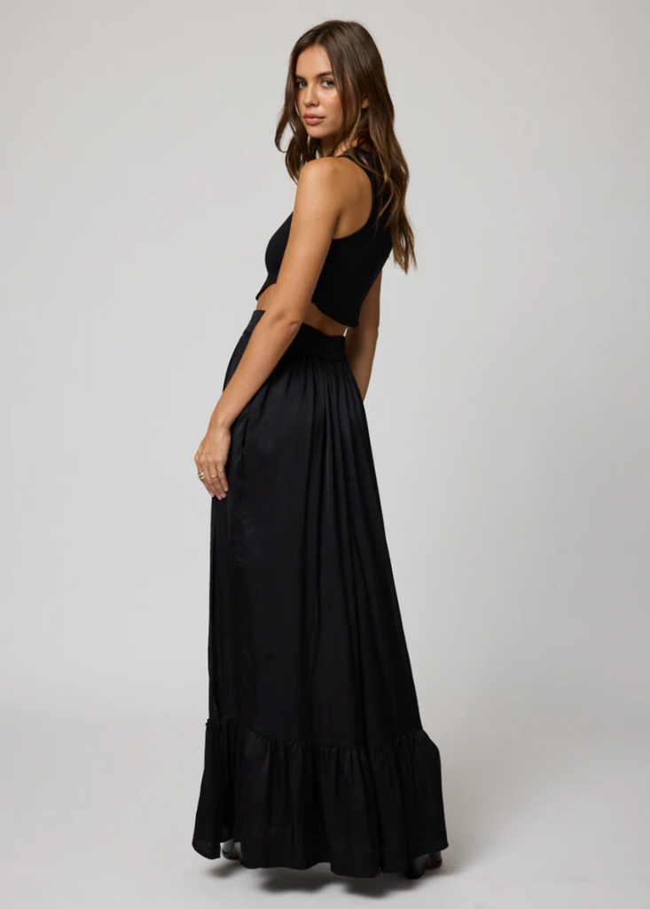 What If Maxi Skirt Black