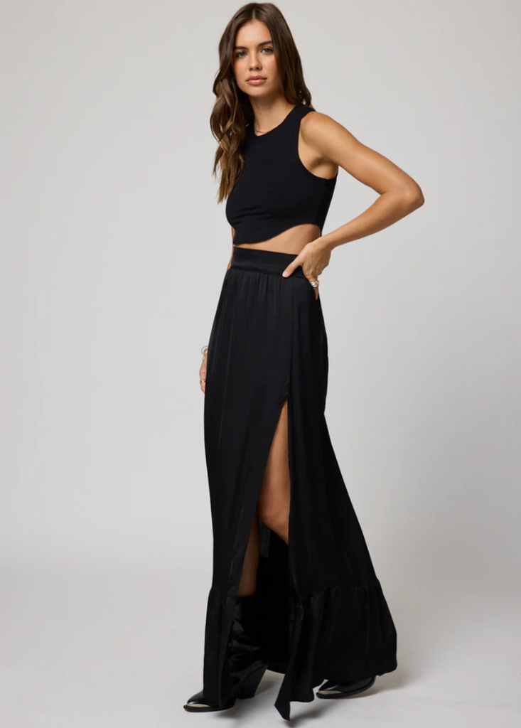 What If Maxi Skirt Black