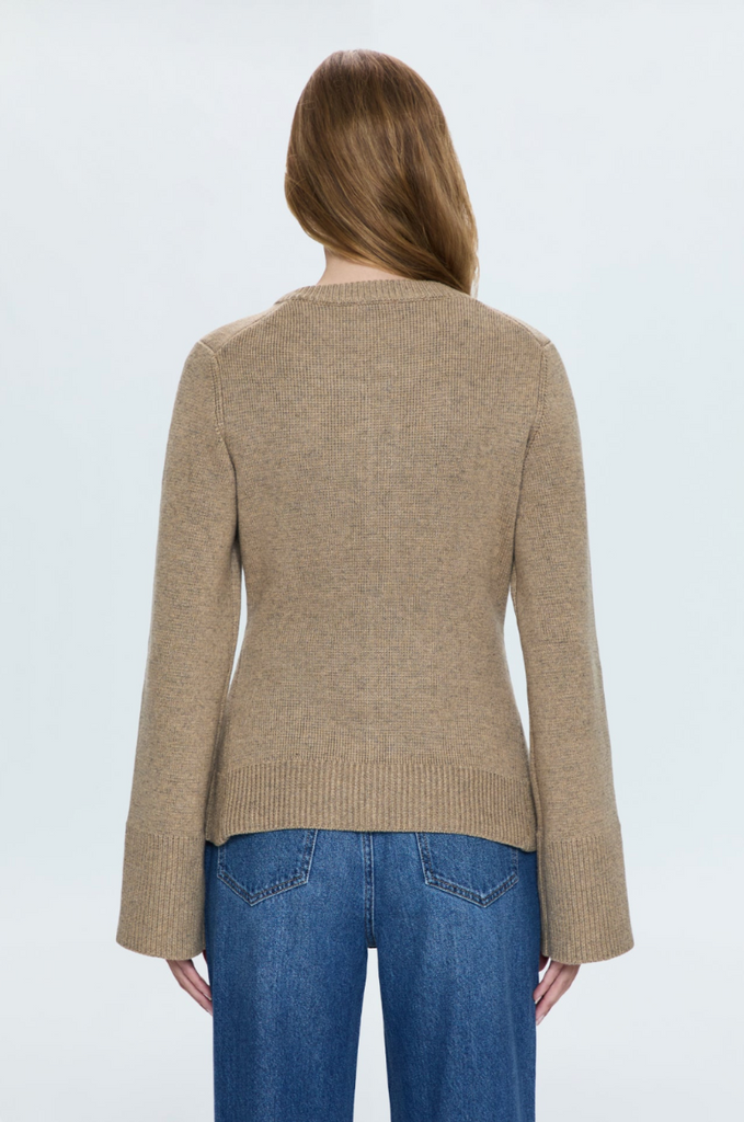 Dani Cinched Waist Cardigan Wheat